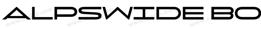 AlpsWide Bold字体转换